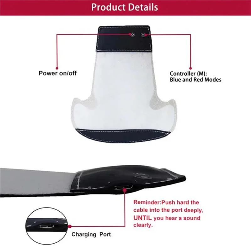 

Well Made-Infrared Hair Growth Instrument Physiotherapy Head Cap Laser Red Blue Light Hair Care Device Relaxation Therapy