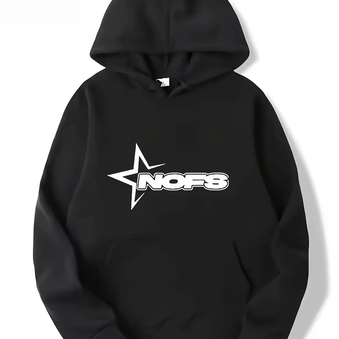 

NOFS Autumn And Winter Print Hoodie Men'S Fashion Casual Long Sleeves Hooded Loose Pullover Hoodie Street Sweatshirt