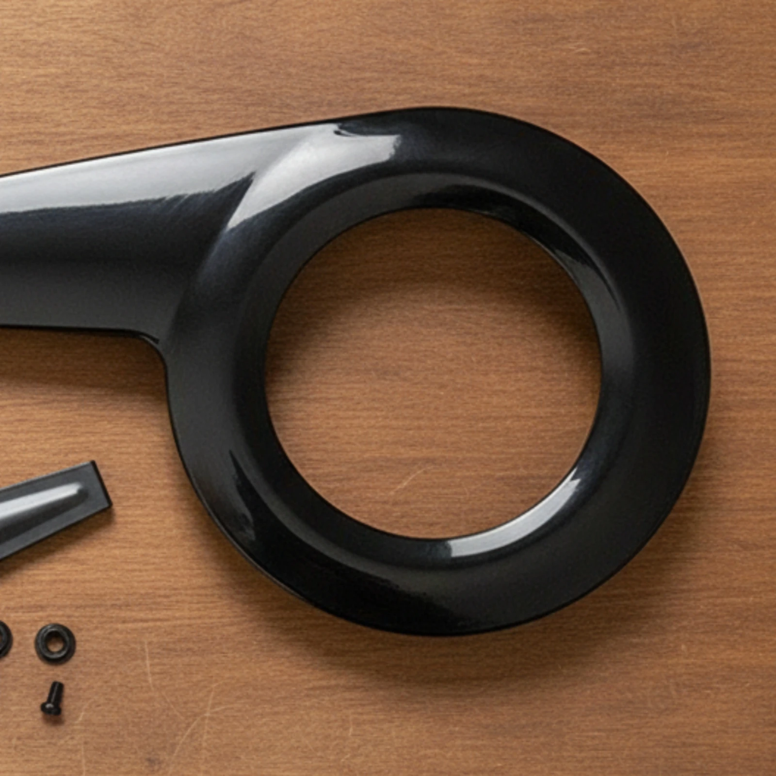 Cycle Chain Guard with Bracket Plastic Cycle Chain Guard Cover Long-Lasting Curved for Commuters, Commuter Bikes, Bicycles