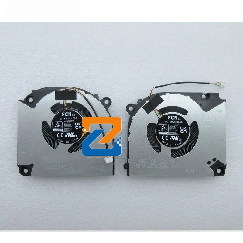 

New Laptop CPU GPU Cooling Fan For Medion Erazer Scout E20-MD62528 X17 6-31 V170RNC FQNW FQNX Fan DFSCL12E16486S DFSCL12E06486S