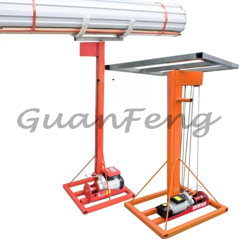 ZC Elevator Rolling Shutter Canopy, Elevator Ventilation Exhaust Pipe & Elevator Platform Transport Trolley