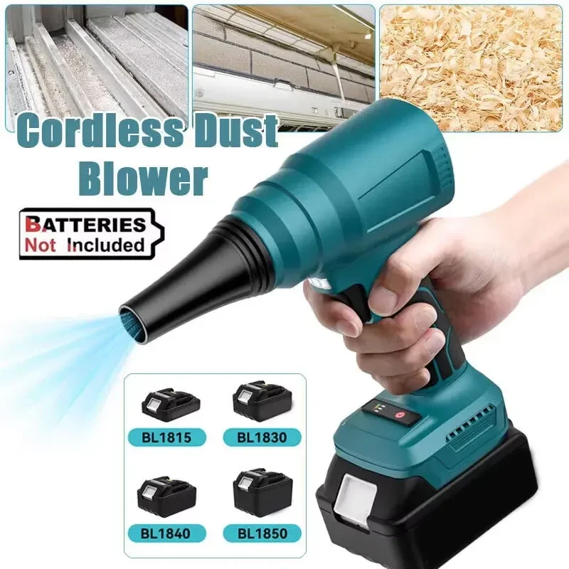 Upgraded 18V Brushless Dust Blower with Compressed Air Collector and Large Capacity Motor for Handheld Power Tools(No battery)