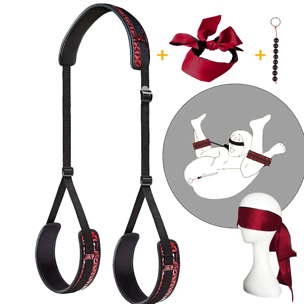 SM Thigh Restraint Sling Legs Binding Adult Sex Products Sex Swing Bondage Set Slave Fetish Toy for Women Couple Sex Shop Couple