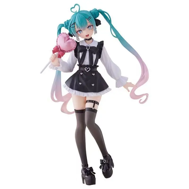 Japanse Anime-Films Rond Hatsune Miku Lolly Meid Handgemaakte Model Desktop Ornamenten Kinderspeelgoed Verjaardagscadeaus.