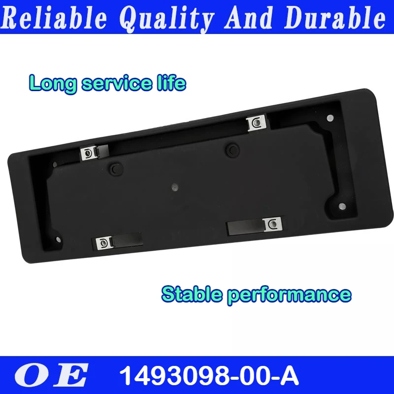 

High quality NEW Front License Plate 1493098‑00‑A High Strength for Tesla Model Y 21-23 car accessories