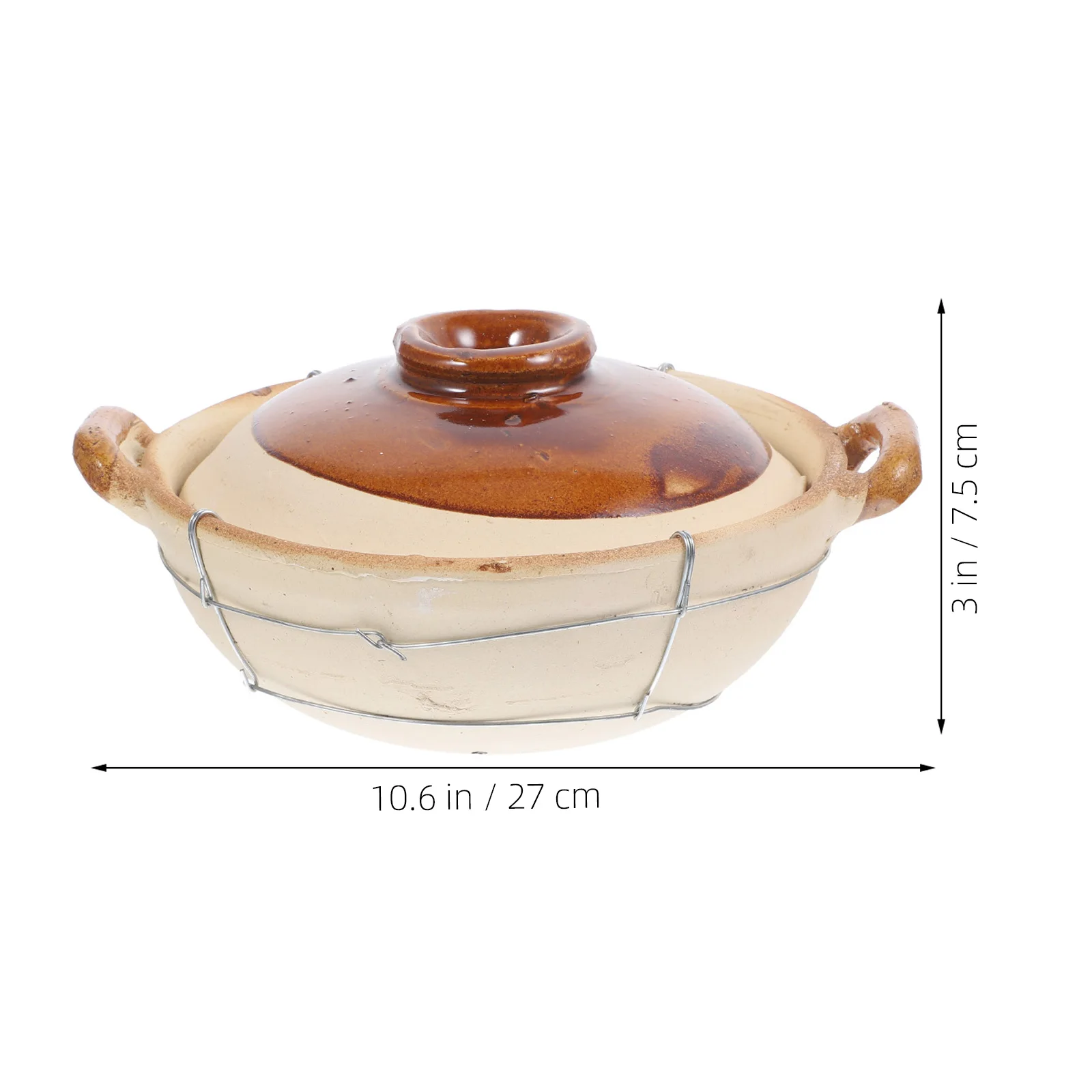 

Casserole Cookware Soup Pot Dish Cooking Stew Dishes Kitchen Pots Steam for with Lids