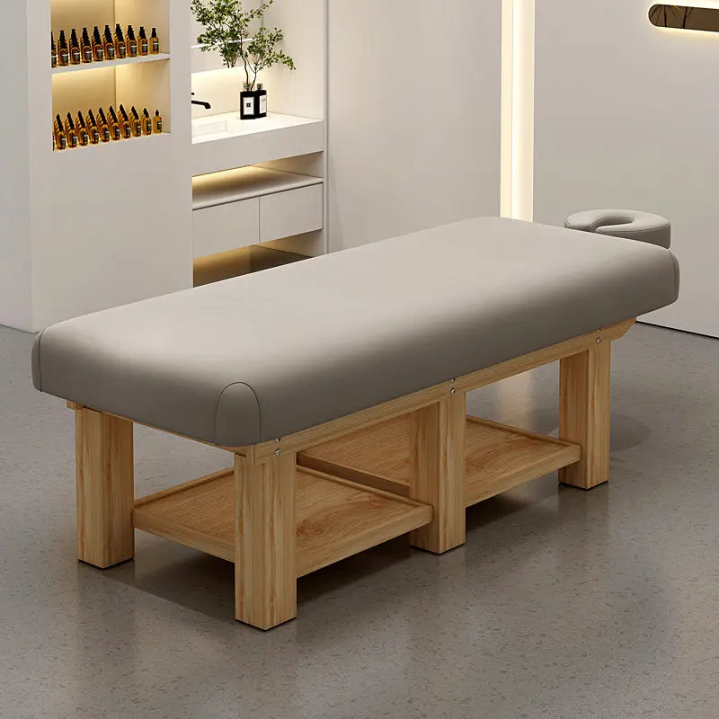 Solid wood multi-functional massage bed, spa club special latex massage bed, beauty , physiotherapy , massage and body mas
