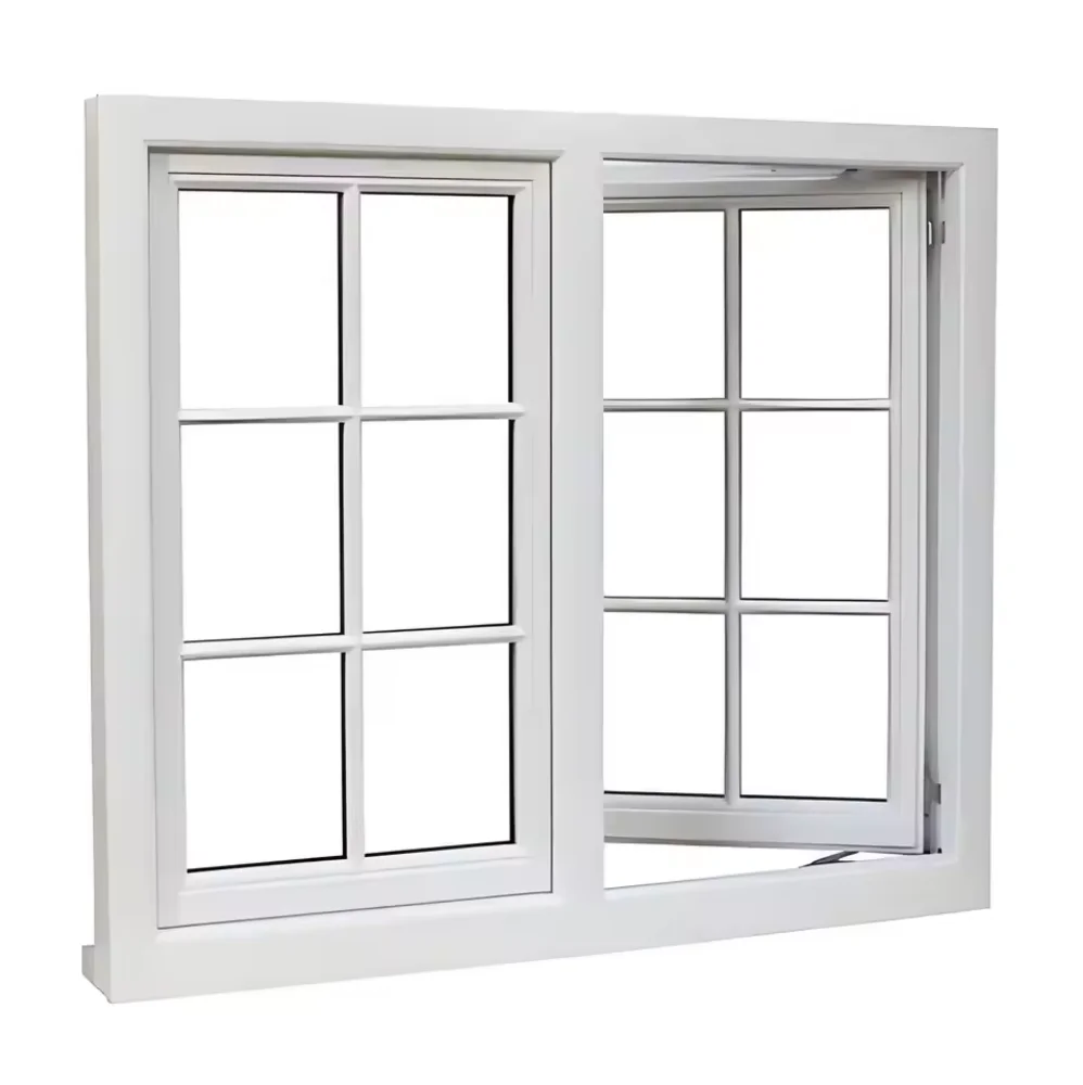 

Customized Manually Operated Modern Swing Window Soundproof and Rainproof Outdoor Awning Window Fashion French Casement Window