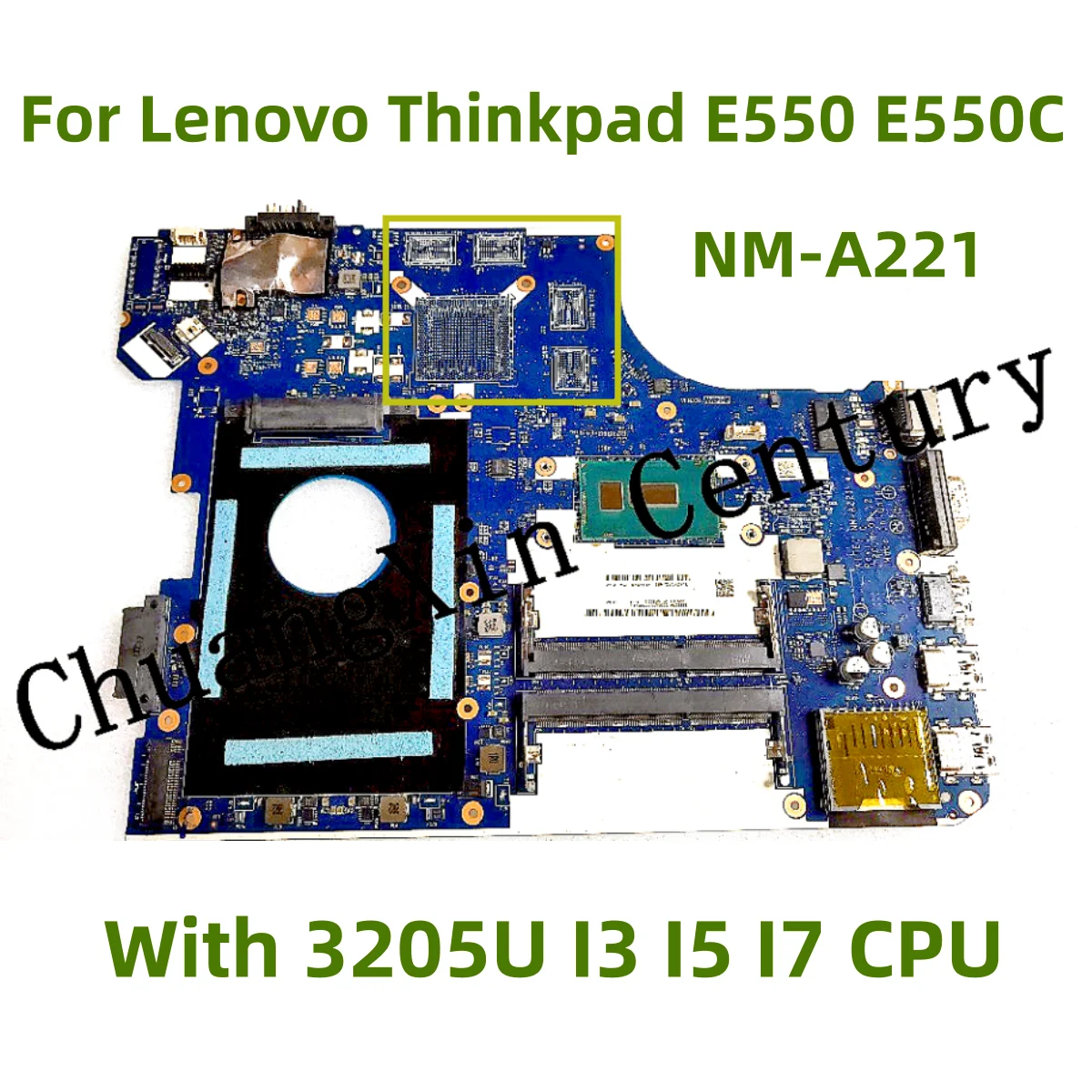 

laptop motherboard For Thinkpad E550 E550C Laptop Motherboard 3205U I3 I5 I7 CPU AITE1 NM-A221 DDR3 Rev：1.0 100% fully tested