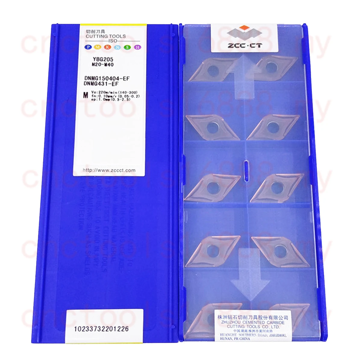 ZCC.CT DNMG110404 DNMG110408 DNMG150404 DNMG150408 DNMG150604 DNMG150608 DNMG150612 YBG202 YBG205 YBM253 YBM153 Carbide Insert