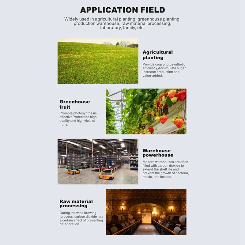 RISE-Carbon Dioxide Digital CO2 Sensor PPM Meters Mini Carbon Dioxide Detector Gas Analyzer Air Quality Monitor USB Detector