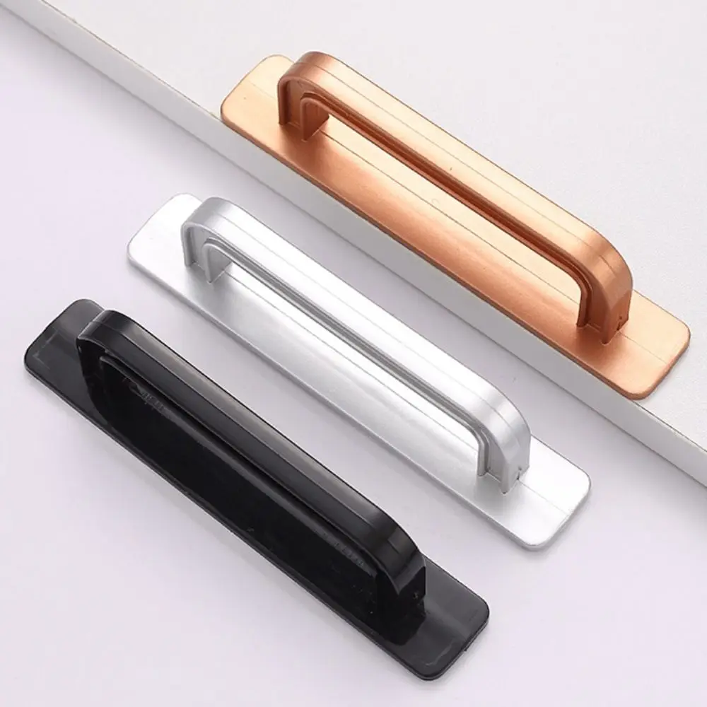 Window Cabinet Drawer Handles Self-adhesive Wardrobe Handle Organizer Plastic oor Handle Sliding Door Knob Auxiliary Device