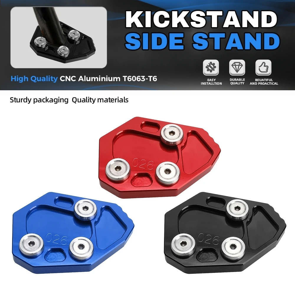 For BMW S1000R S1000 R S 1000R 2010 2011 2012 2013 2014 Motorcycle Kickstand Foot Side Extension Pad Support Plate Enlarge Stand