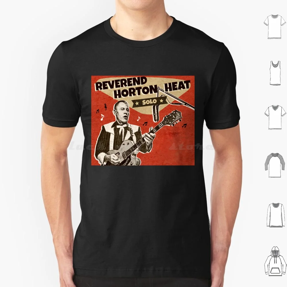 Reverend Horton Heat Solo T Shirt 6xl Cotton Cool Tee Reverend Horton Heat Psychobilly Music Band