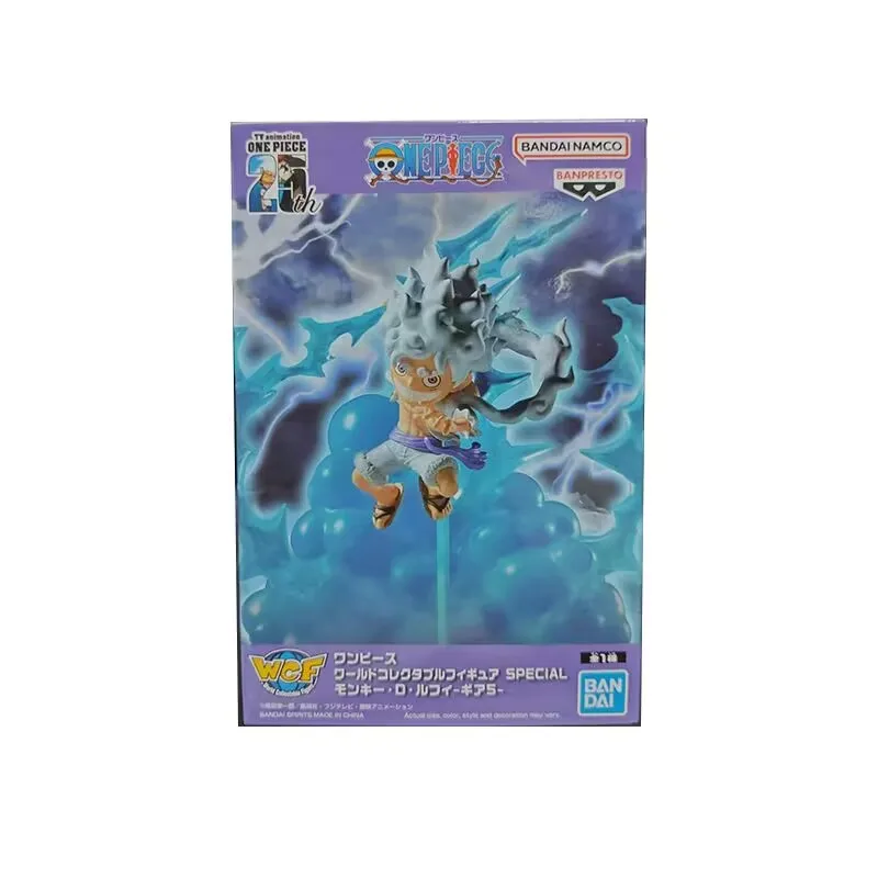 Oryginalna figurka kolekcjonerska Bandai WCF One Piece Special Monkey D. Luffy Gear 5 World Model Anime Zabawki Ozdoby Figurka