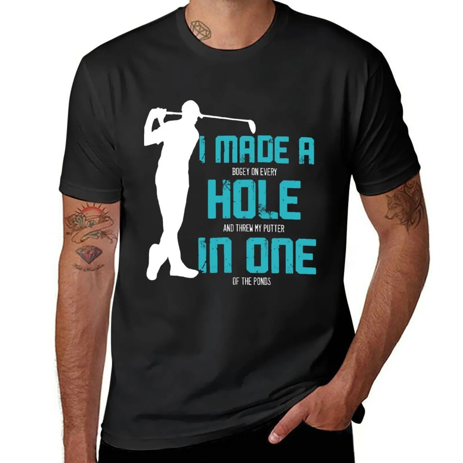 New Hole In One Golf Funny Golf Golfing Gag Quote Funny Gift T-Shirt kawaii clothes graphics t shirt custom t shirt mens clothes