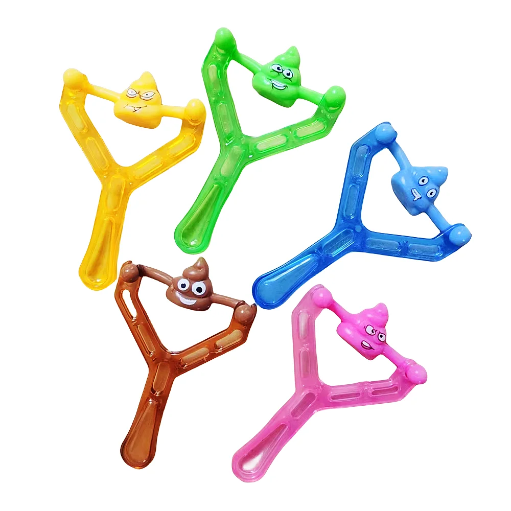 5 Stücke Schleuder Eintauchen Poop Spielzeug Kinder Party Geschenk Jungen & Mädchen Pinata Füllung Baby Dusche Geschenk Pack Karneval preis Katapult – Detail 6