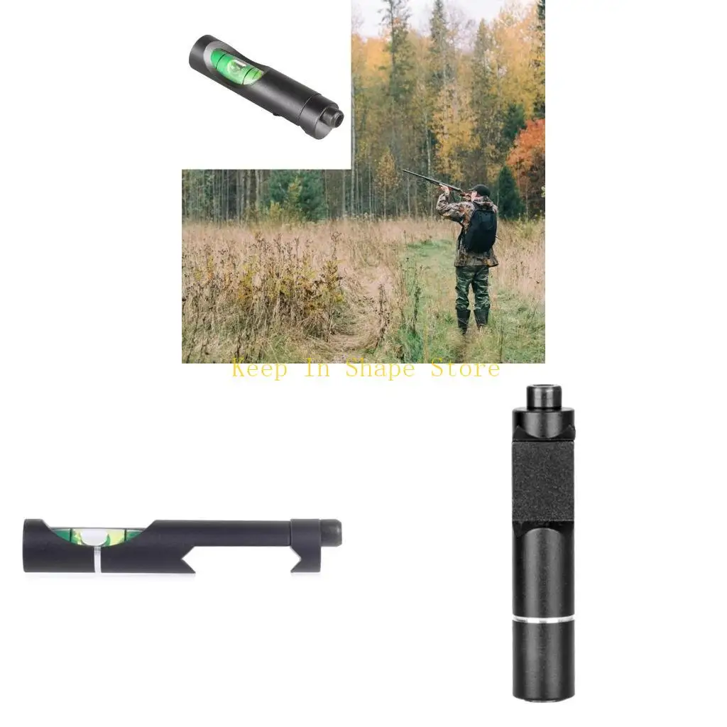 U1JC Tactically Bubble Leveler Optical Mounts Pipe Clamp Bracket Bubble Level Holder Mount for Outdoor