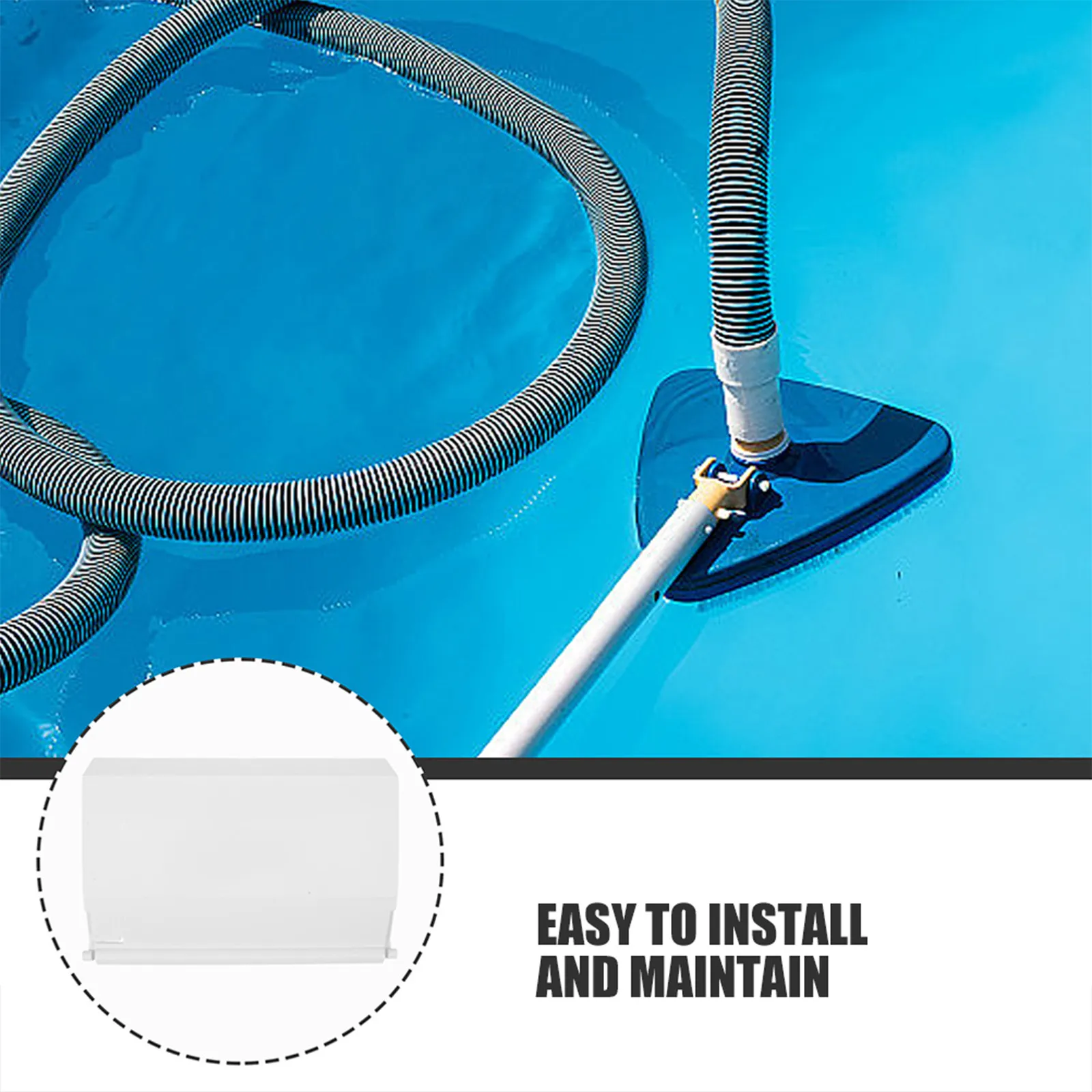 2Pcs Pool Skimmer Flap Replacement Plate Plastic Skimmer Door Baffle for Inground Swimming Pool Reliable Backflow Prevention