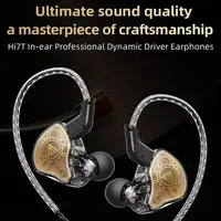 KZ HI7T HIFI With Microphone Bass Earphones Gaming Sports Headset Stereo Music Earbuds In Ear Monitor Stage Live Headphones