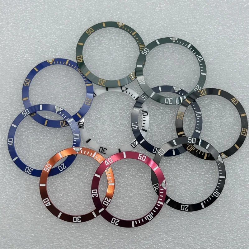 

Аксессуары для модификации часов, керамическое кольцо 38 мм, цветное внешнее кольцо SUB, цифровые весы для серии 40 мм