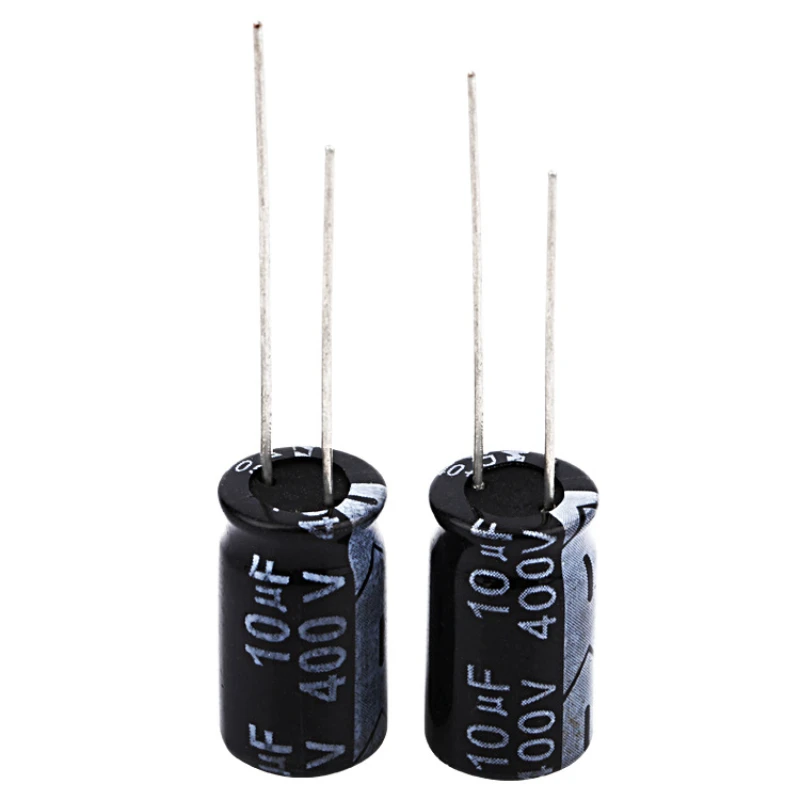 10pcs Aluminum Electrolytic Capacitors 10UF400V Volume 8*12mm 400V/10UF Electrolytic Capacitor Manufacturer