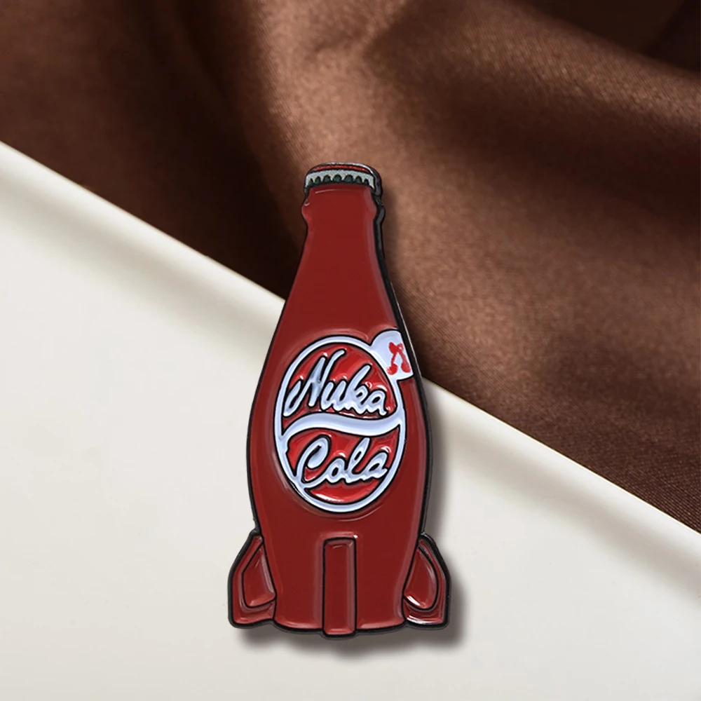 Clássico elementos de jogo broche cola logotipo garrafa emblema dos desenhos animados periféricos esmalte pino entusiastas do jogo coletar acessórios presentes