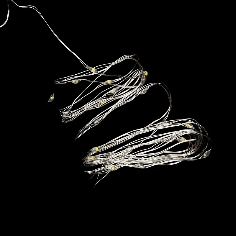 3 قطعة 3M الأسلاك النحاسية LED سلسلة أضواء بطارية تعمل بالطاقة الجنية LED سلسلة أضواء DIY بها بنفسك حفلة عطلة الزفاف عيد الميلاد الديكور