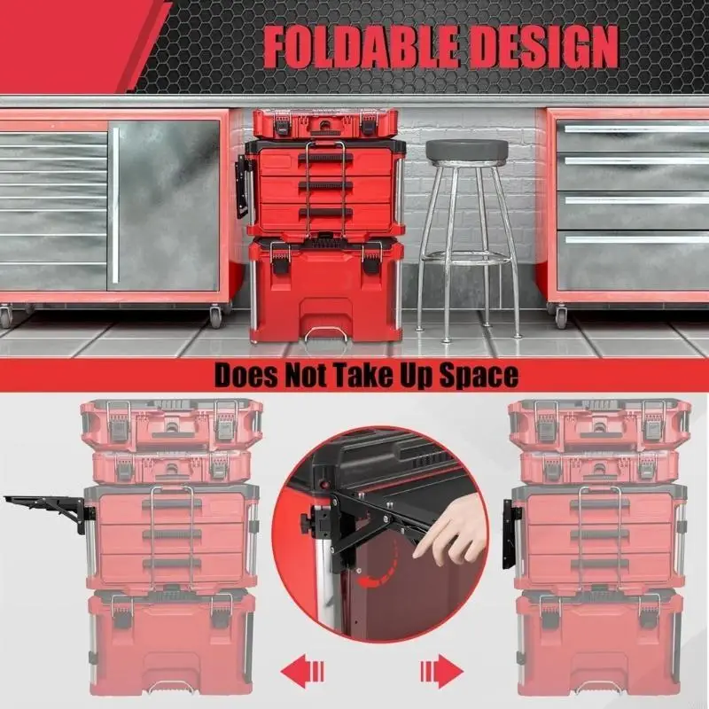 X9FA Tool Attachable Workstation With Tray Foldable Aluminum Build Table top Quick Release Mechanism for Repair