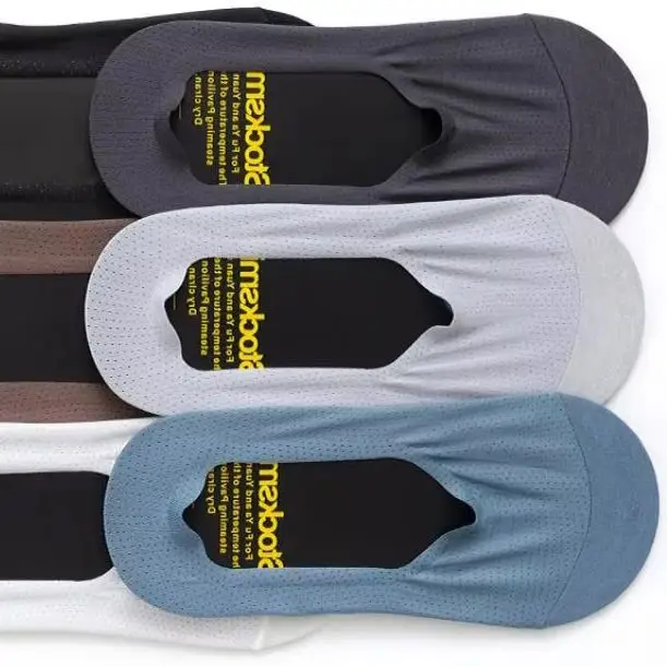 

3 пары ультратонких дышащих противоскользящих силиконовых невидимых коротких носков, шелковые носки-лодочки для мужчин, летняя коллекция, нескользящие