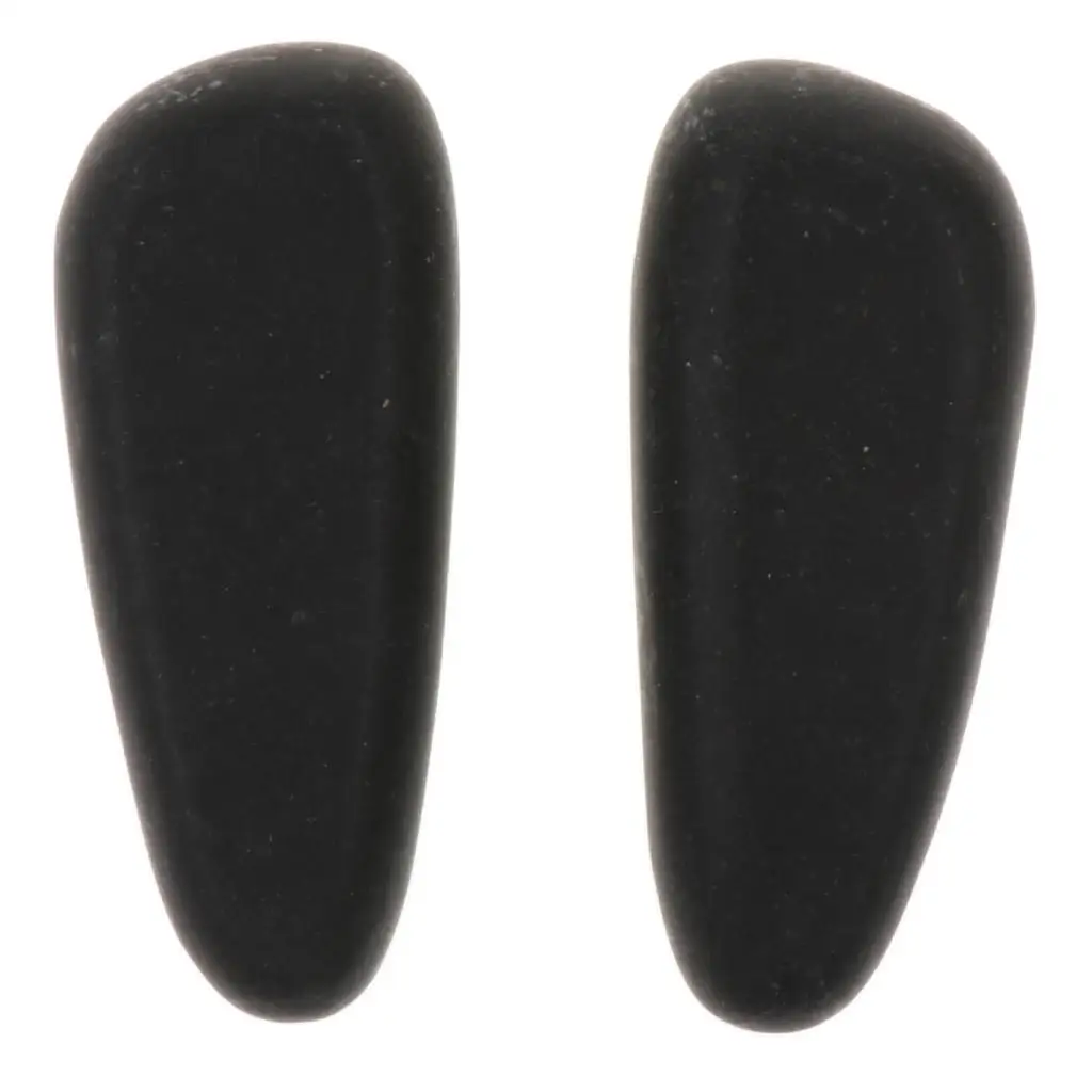Massage Tool Volcanic Energy Hot Rocks Stone Pair for Massage Therapy Spa and Tension Relief