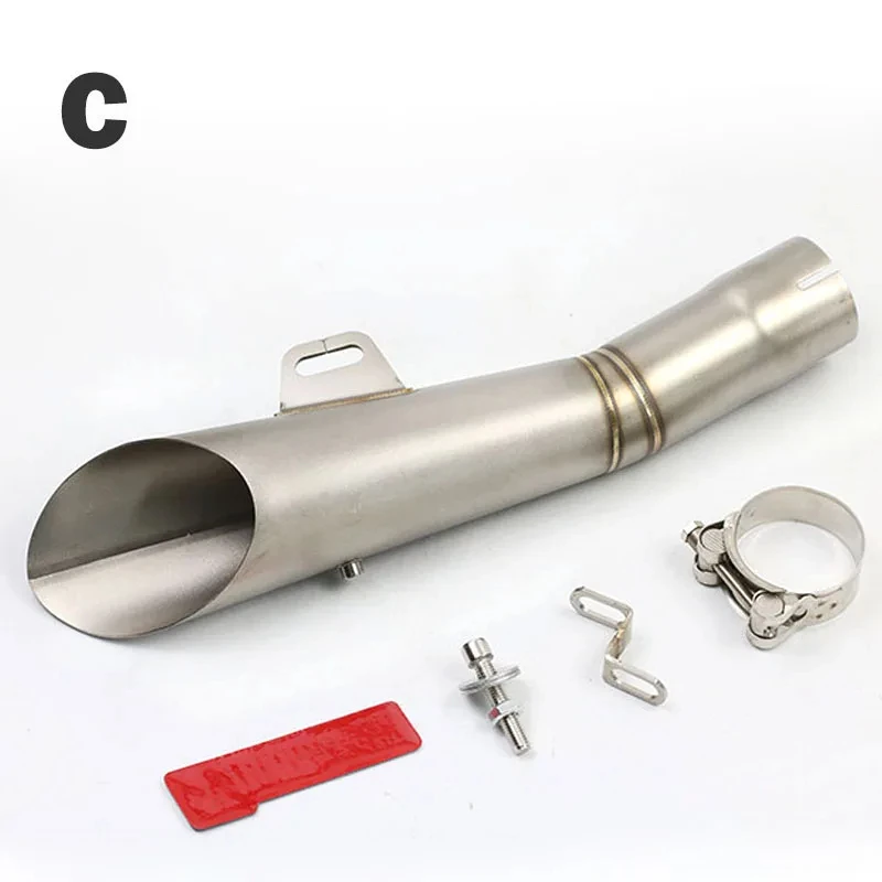 Universal Motorcycle GP Exhaust Motorcross Modified Pipe Escapamento Escape Racing Muffler For R6 R3 MT09 Pitbike ATV