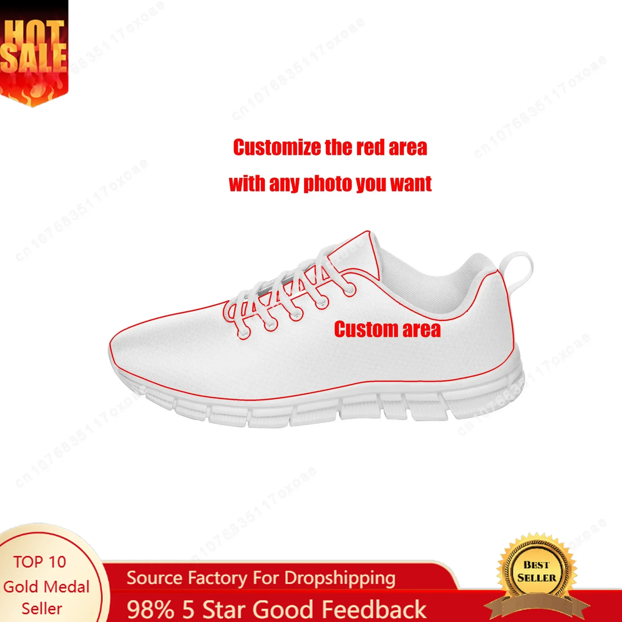 

Custom Sports Shoes High Quality Mens Womens Comfortable Breathable Sneakers Casual Tailor Made Couple Breathable Shoe