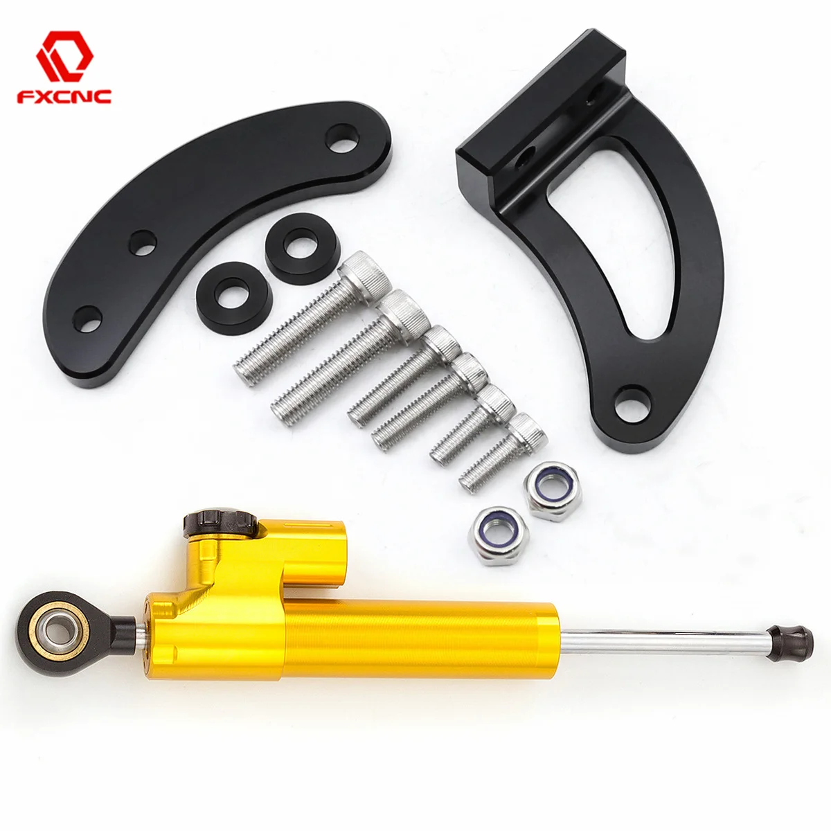 Fit For Kaabo Mantis King GT Electric Scooter Steering Damper Bracket Mounting Support Shock Absober Kit Accessories