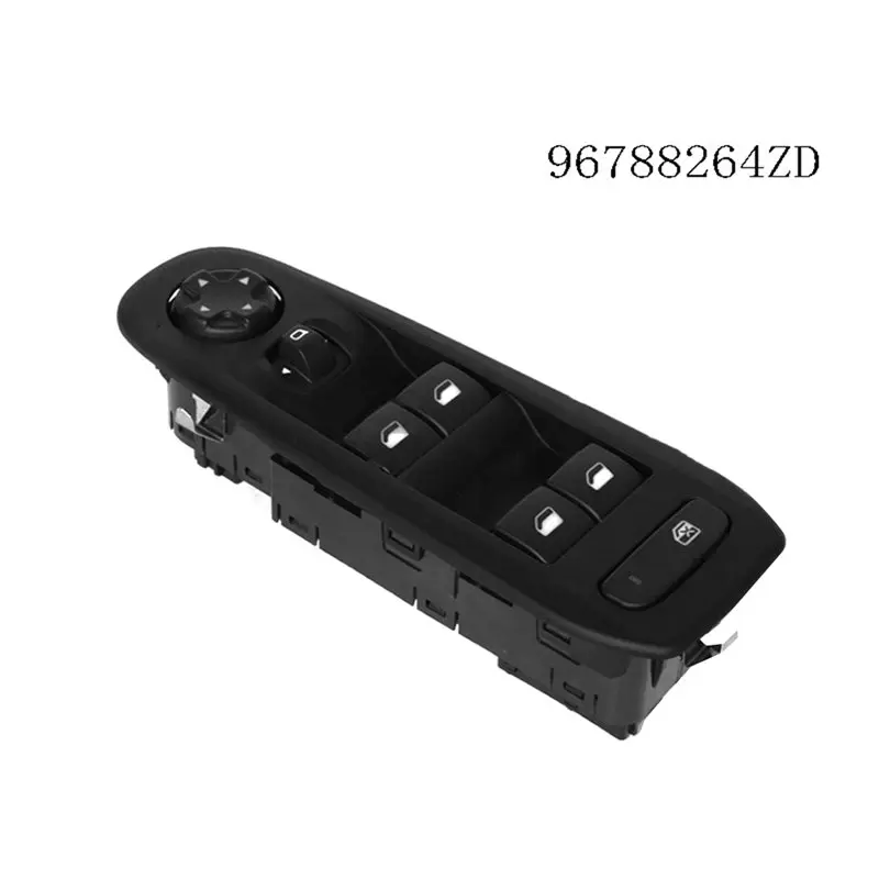 

AADD-Front Left Window Control Switch Button Assembly Window Lift Switch 96788264ZD For 408 308S Citroen C4L C4 13- 16