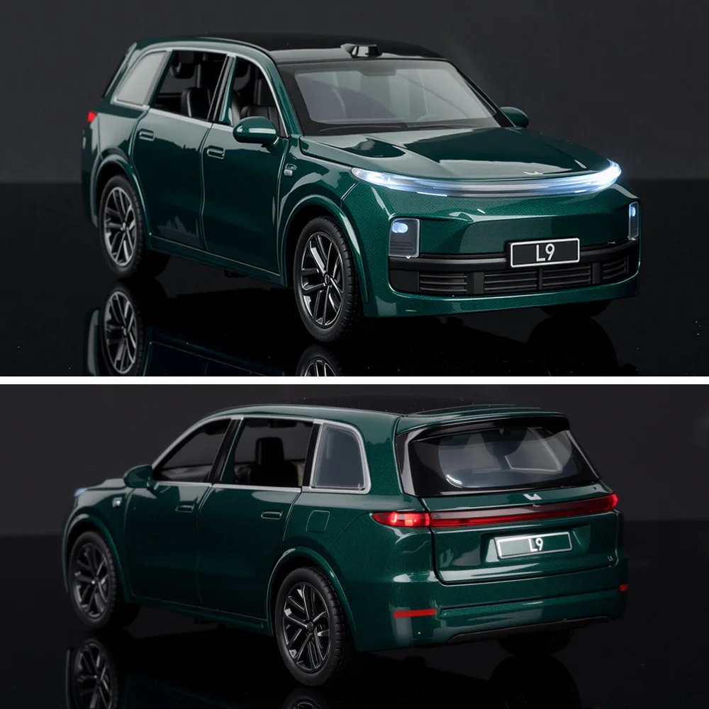 

1:32 ideal L9 SUV Diecast Car Metal Model With Light And Sound Pull Back car Alloy Toy Collection For Gifts