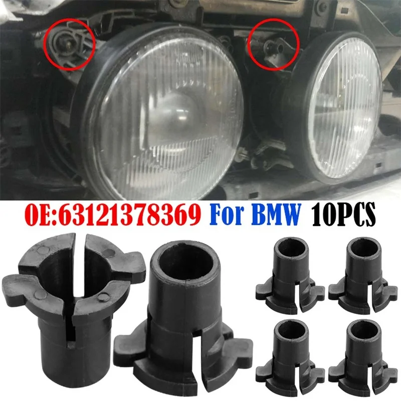20 szt. Reflektor samochodowy śruba regulacyjna reflektora klipsy uchwyt mocujący 63121378369   Do BMW E46 3 5 6 7 8 serii E30 E34 E24 E32 E31
