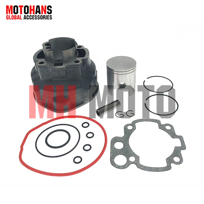 49MM BORE CYLINDER KIT FOR 50CC PEUGEOT PGT XP6 50 ENDURO 08-11 XP5 50 ENDURO 08-12 XP6 50 06-27 4
