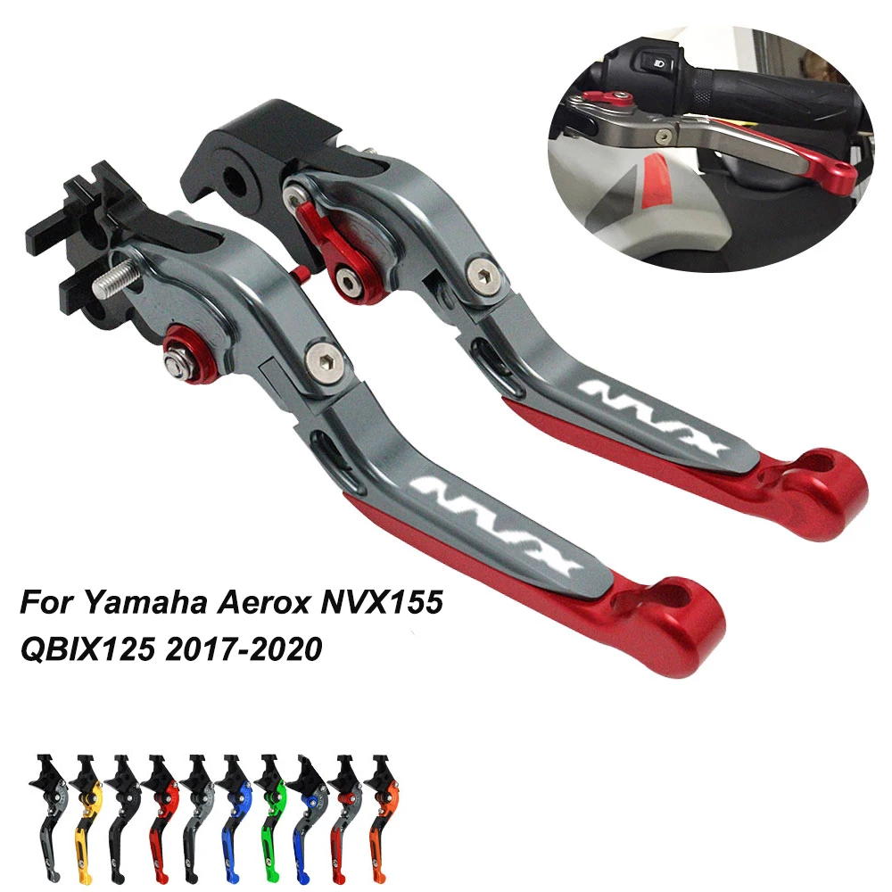 

For Yamaha Aerox NVX155 QBIX125 2017-2020 Motorcycle Brake Levers Folding Clutch Accessories Extendable Aluminum Handle Lever