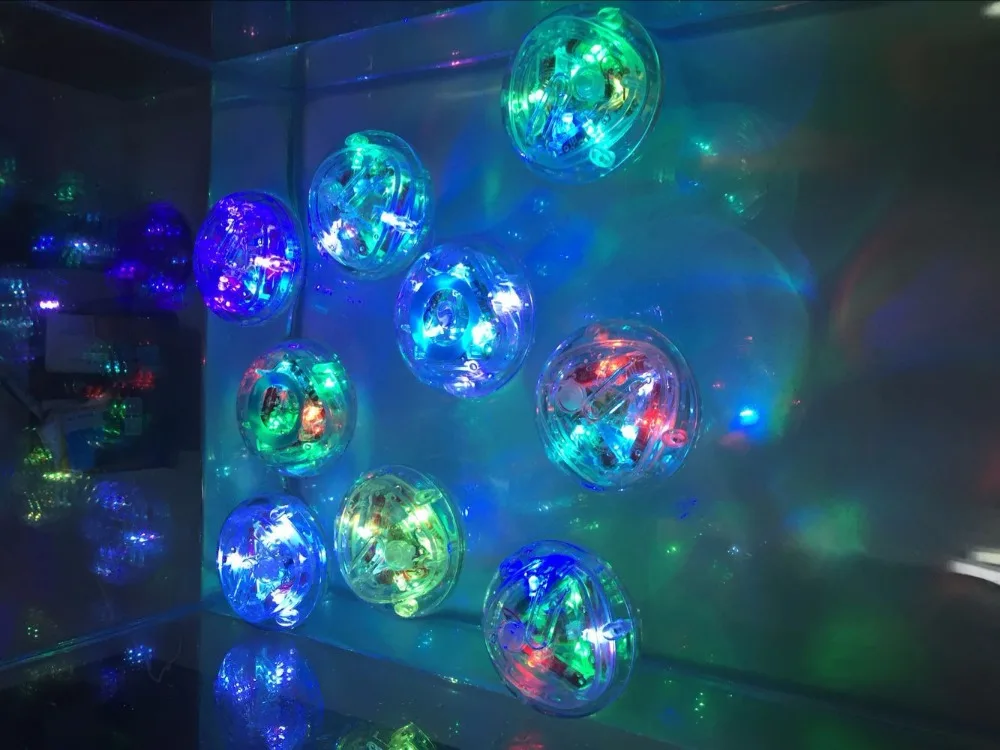 تغيير لون الحمام تحت الماء LED بركة بركة سبا ضوء مقاوم للماء حوض استحمام لعبة أطفال دش وامض العائمة ضوء الليل