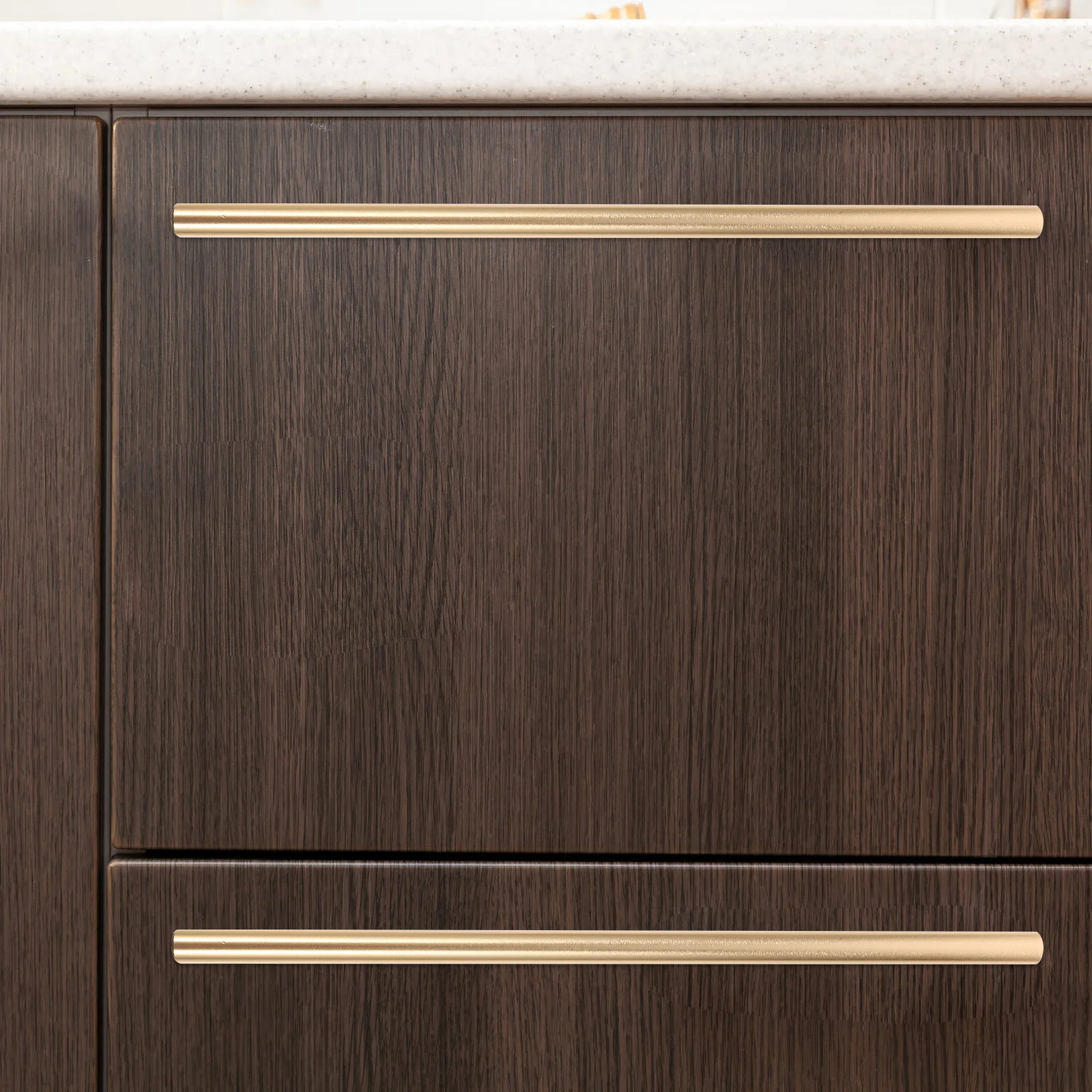 

2pcs Cabinet Pulls Stainless Steel Drawer Handles Rust Resistant Smooth No Burrs Modern Door Handle For Wardrobe Shower