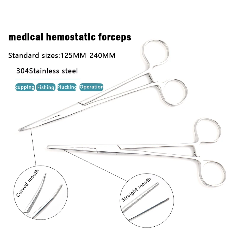 

Ветеринарные гемостатические щипцы из нержавеющей стали Изогнутые/прямые зажимные щипцы с иглами хирургические ножницы хирургические инструменты