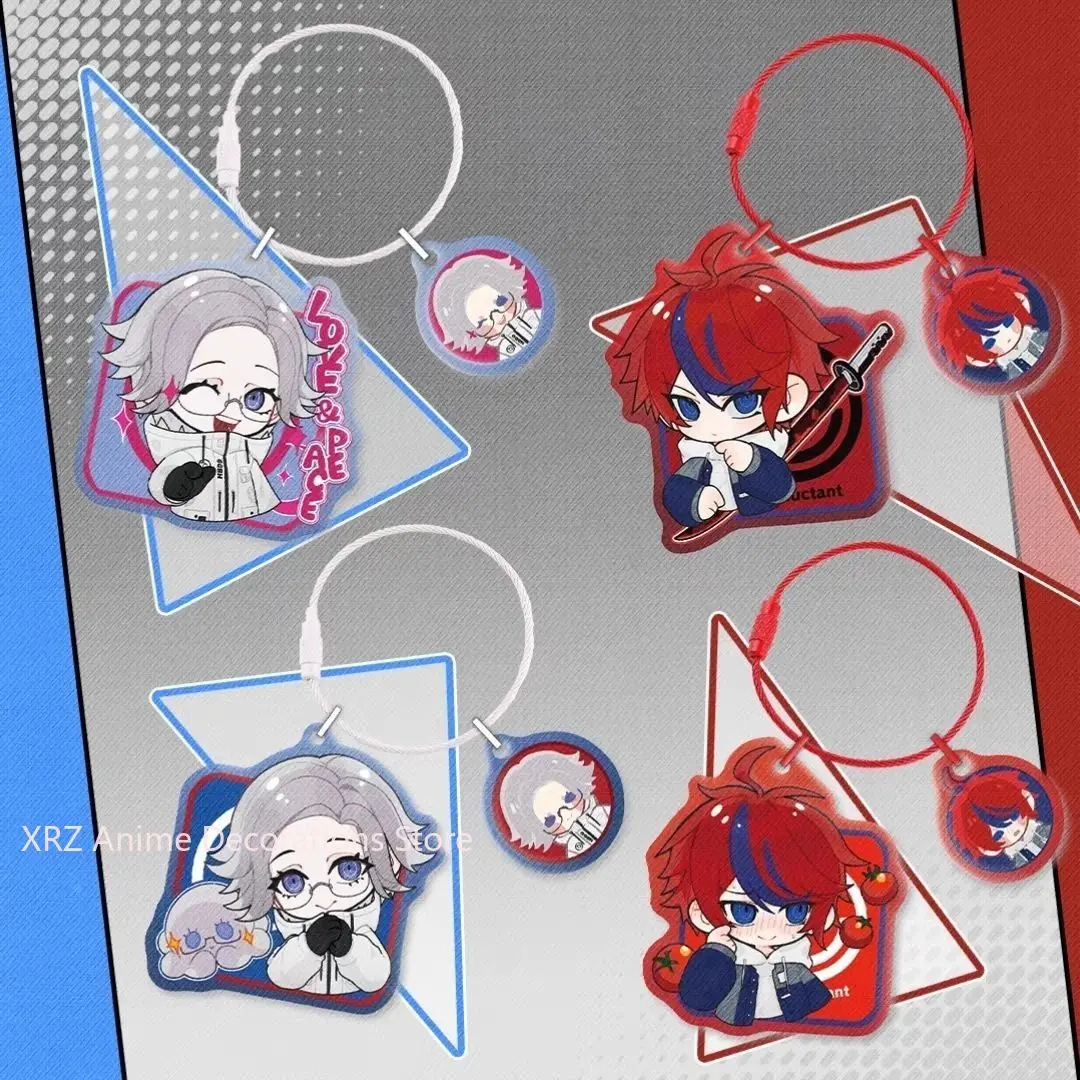 

4 шт., акриловый брелок в стиле аниме The Hundred Line Aotsuki Eito, автомобильная сумка, подвеска, подарок, милая креативная сумка, очаровательные подарки для друзей, брелок