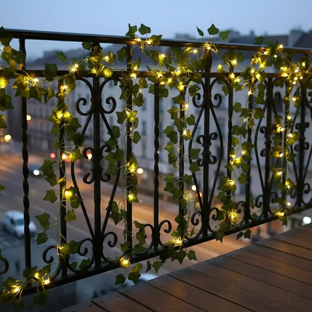 2/5/10м Кленовый лист струнные лампы