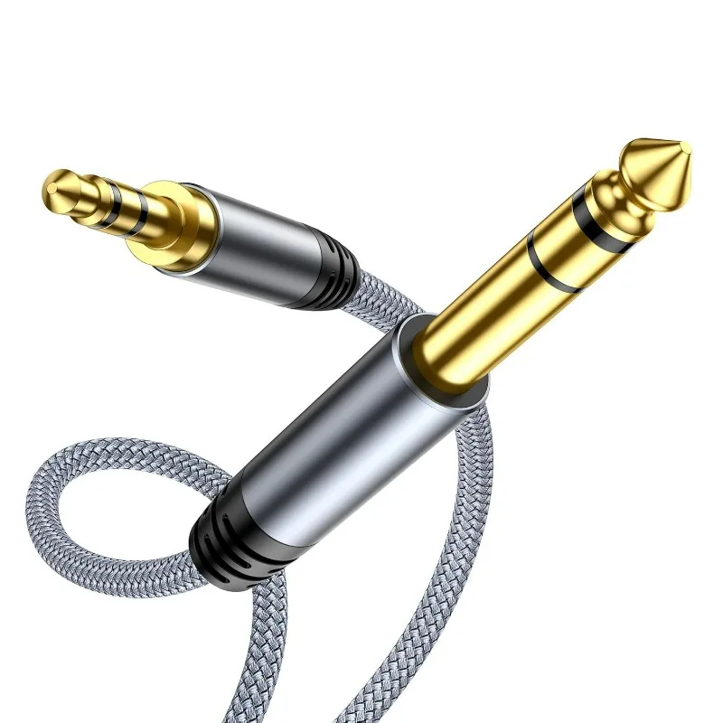 

6.35mm Instrument Cable 6.35mm Mono Jack 1/4" TS Cable Unbalanced Guitar Patch Cords/Instrument Cable Male to Male