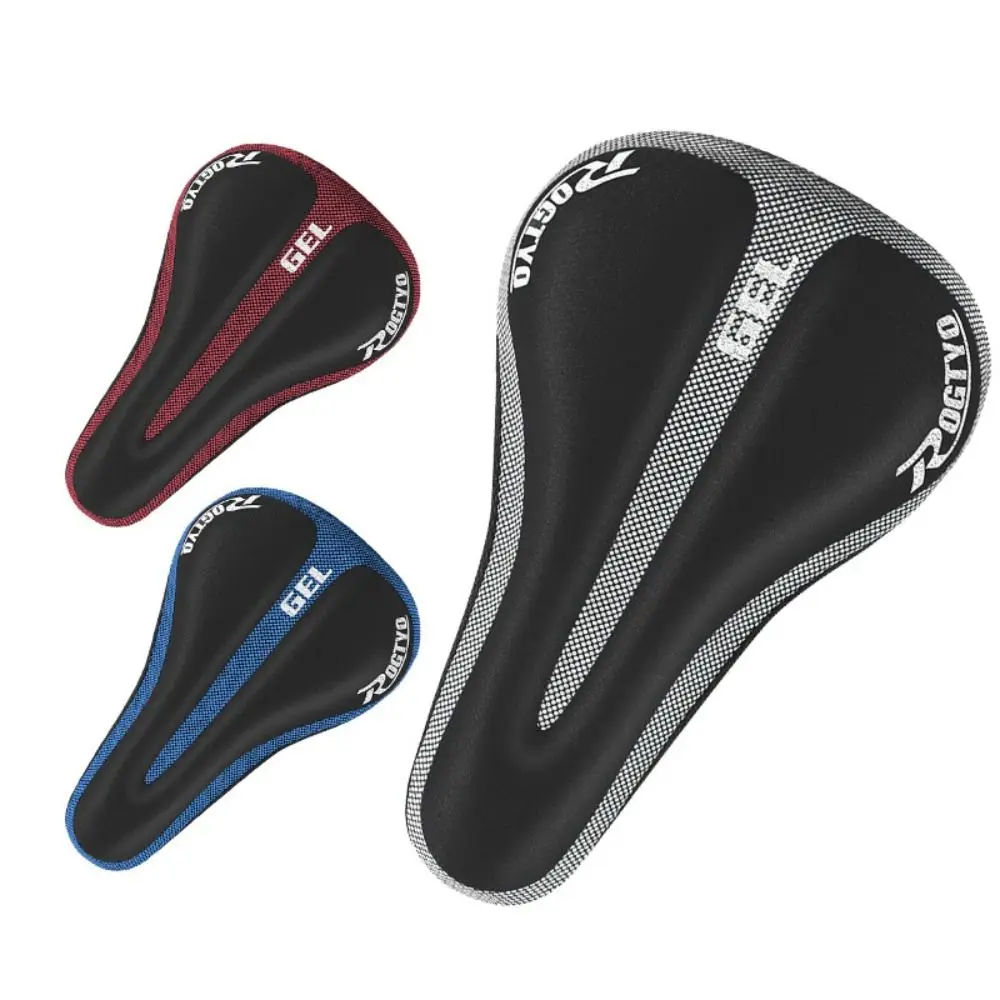 

New Silicone Bicycle Seat Cushion Cover Breathable Comfortable MTB Seat Cover Cycling Accessories Thickened Cycling Saddle Cover