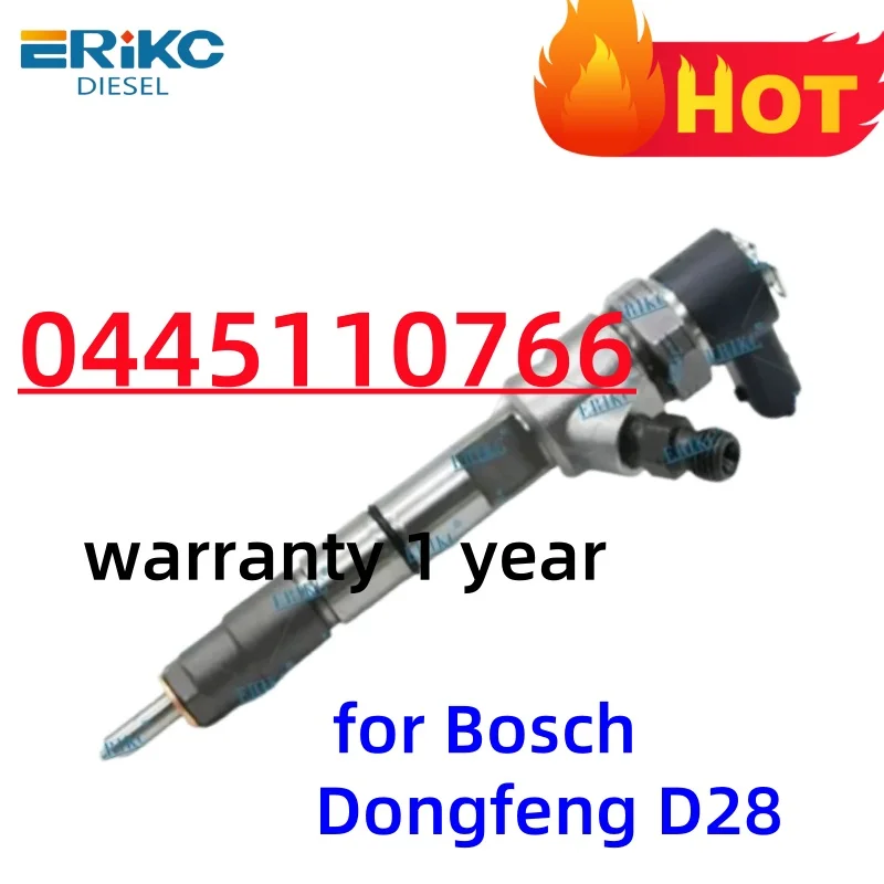 

0445110766 Excavator Injector 0 445 110 766 Fuel Injection Type Diesel Oil Injectors 0445 110 766 for Bosch Dongfeng D28