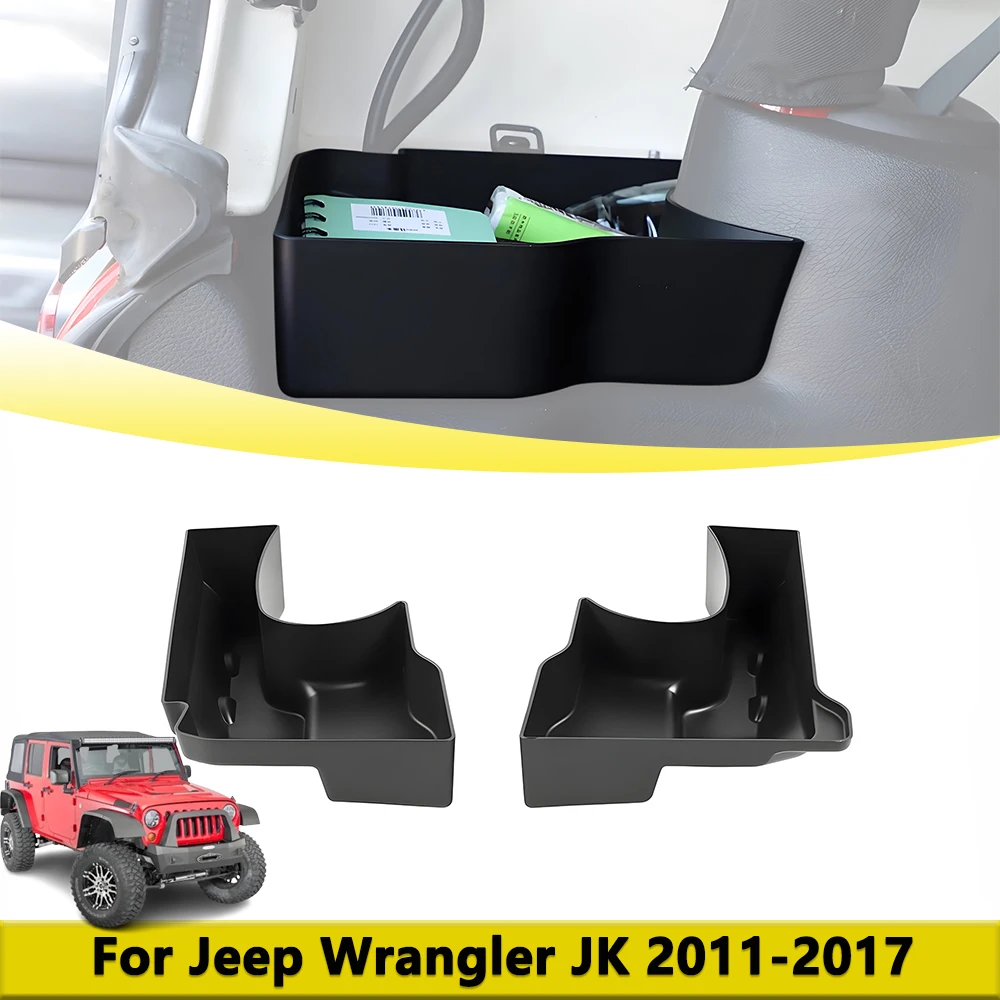 

Органайзер на задний багажник автомобиля для Jeep Wrangler JK JKU Sahara Rubicon 2011-2017, боковой ящик для багажника, лоток для хранения, аксессуары для интерьера