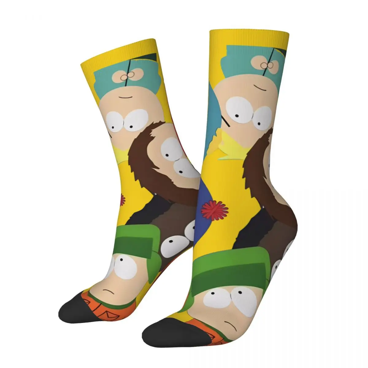 High elasticity polyester fiber 3D printing cosy Unisex Warm S-southpark Theme Breaking Park Interesting Four Seasons Socks