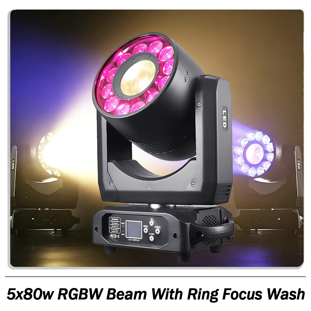 

200W LED Warm/cold light +12x12w RGBW wash moving head light Zoom Soft effect DMX512 for DJ Disco Pub Party Club Live Show Bar